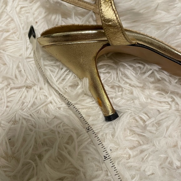Vintage gold heeled shoes - Picture 8 of 11